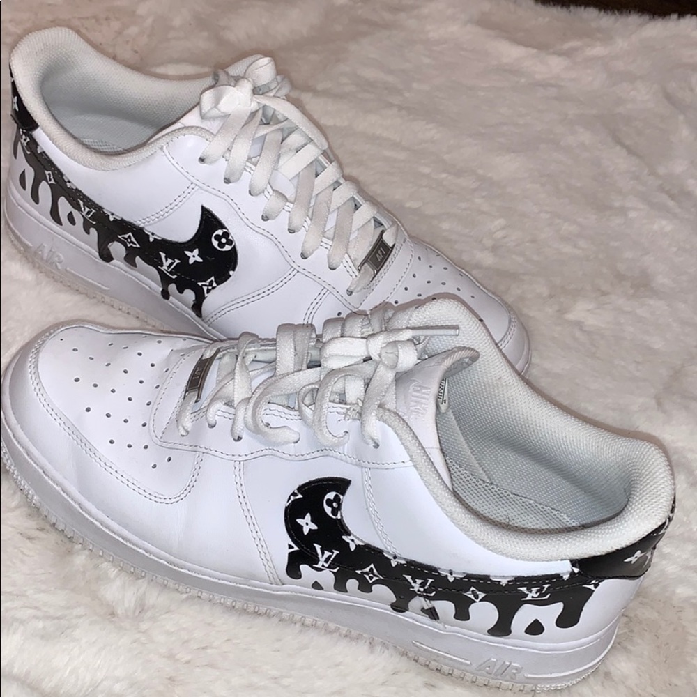 Custom Hand Painted LV Air Force 1’s
